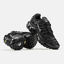 Чоловічі Кросівки Nike Air Max TN Plus Black White / Найк Аїр Макс ТН Плюс Чорні з Білим, фото 6