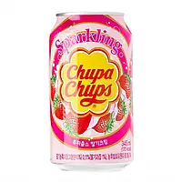 Безалкогольный напиток Chupa Chups Sparkling клубника , ж\б , 345 мл