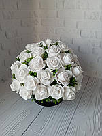 Подарки девушкам женщинам на 14 февраля 8 марта день рождения букеты из мыльных роз из твердого мыла, 51 шт.