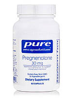 Прегненолон Pure Encapsulations, Pregnenolone 30 мг, 60 капсул