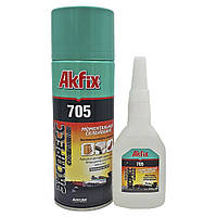 Клей с активатором Akfix 705 Fast Adhesive 100 грам/400мл