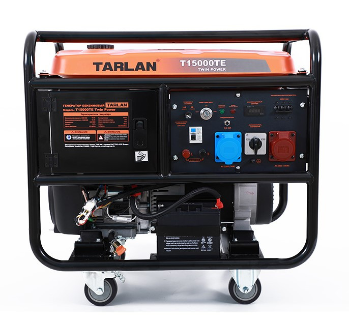 Бензиновий генератор Tarlan T15000TE 10/11 кВт 380В, фото 1