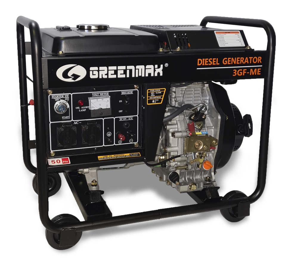 Генератор дизельний GREENMAX 3GF-ME 2.8/3.2 кВт