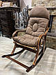 Крісло-гойдалка плетена з лози, фото 6