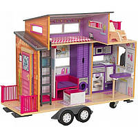 Кукольный домик прицеп Teeny House KidKraft 65948 с аксессуарами, World-of-Toys