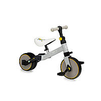 Детский беговел-велосипед MoMi LORIS ROBI00040 желтый 4в1, World-of-Toys