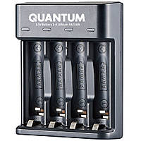 Зарядний пристрій Quantum Li-ion QM-BC3040 для Lithium 1.5V акум. AA/AAA 4-slot (USB)