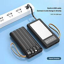 Power Bank PZX-C160 20000 mAh  |  Повербанк  |  Портативне заряджання  |  Зовнішній акумулятор для телефона, фото 3