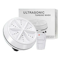 Ультразвуковая портативная мини стиральная машинка Usltrasonic Turbine Wash от USB и повербанка
