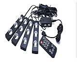 Підсвічування автосалону А12, Підсвічування в машину, RGB стрічки для підсвічування салону авто, Світломузика в машину, фото 7