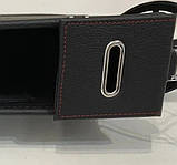 Органайзер-кишенька з АЗП (2виходи USB+ підставка під стакан), коричневий, Автомобільний органайзер, фото 7