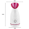 Парова сауна для обличчя Facial Nano Steamer, Косметичний стімер для обличчя, Інгалятор-сауна, Інгалятор-сауна, фото 9
