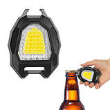 Акумуляторний LED ліхтарик W5154 із запальничкою, Світлодіодний ліхтарик, Ручний ліхтарик - брелок, фото 7