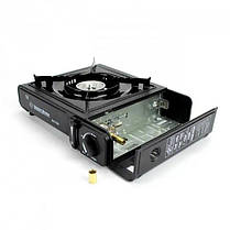 Портативна газова плита Happy Home у кейсі, Похідна піч, Туристична газова плита, Туристична газова плита, фото 3