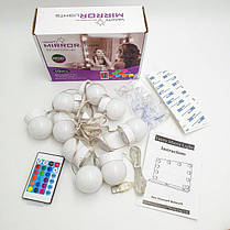 LED Підсвічування для дзеркала з пультом 10 ламп RGB, Підсвічування на дзеркало для макіяжу, RGB підсвічування, фото 4