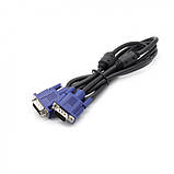Шнур VGA 1.5M 3+2 , Провід від монітора до системника, Кабель VGA-VGA, фото 5
