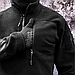 Толстовка тактична 1/4 Zip "TRAVEL DEFENCE" BLACK (Мікрофліс), фото 5