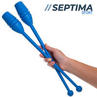 Булави для художньої гімнастики Lingo 44см, пластикова, кольори в асортименті.