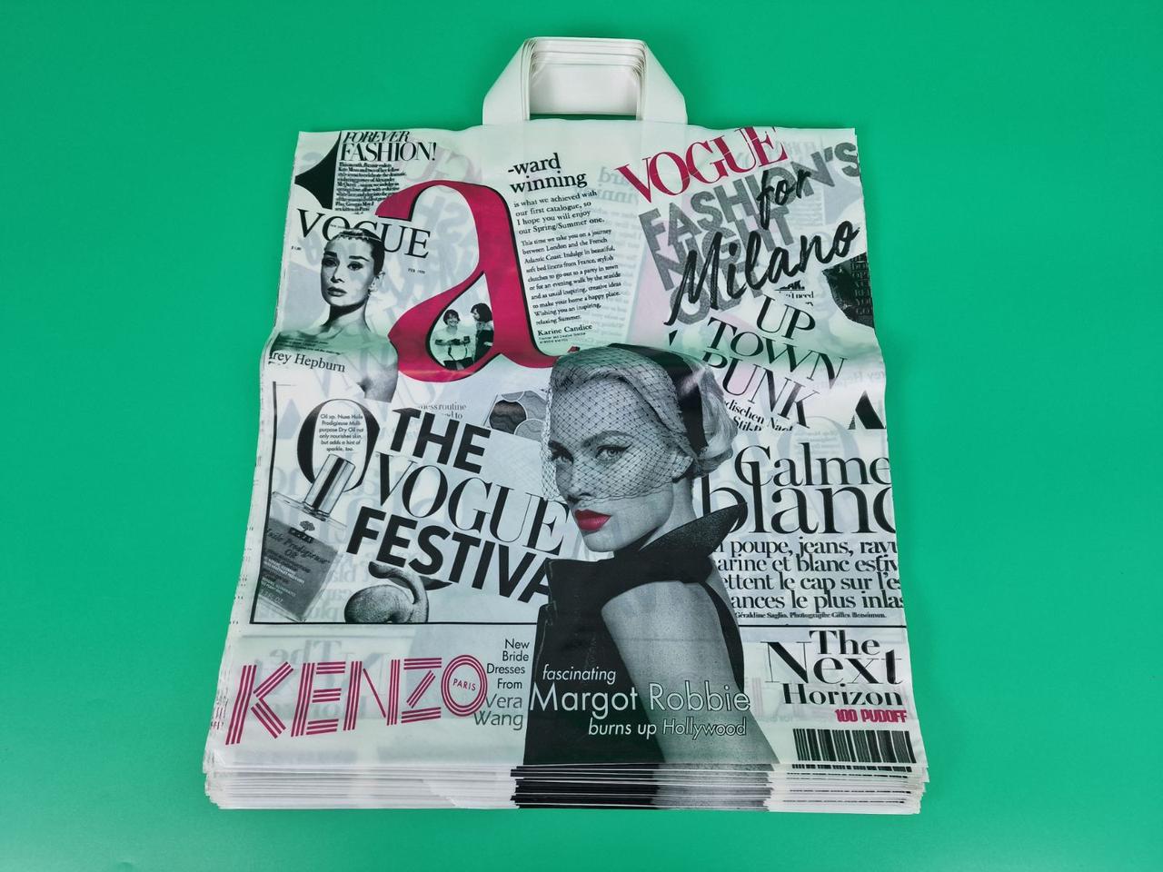 Пакет із петльовою ручкою зі 40*42 Мадам Леоні (25 шт.), фото 1