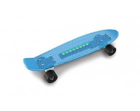 Дитячий Скейт DOLONI TOYS 0151 пластик/метал, навантаження до 35 кг Блакитний, World-of-Toys