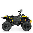 Дитячий квадроцикл Maverick Can-Am 4WD (жовтий колір) з пультом керування 2,4G, фото 7
