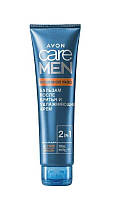 2-в-1 Бальзам после бритья и увлажняющий крем Avon Care Men «Основной уход», 100 мл