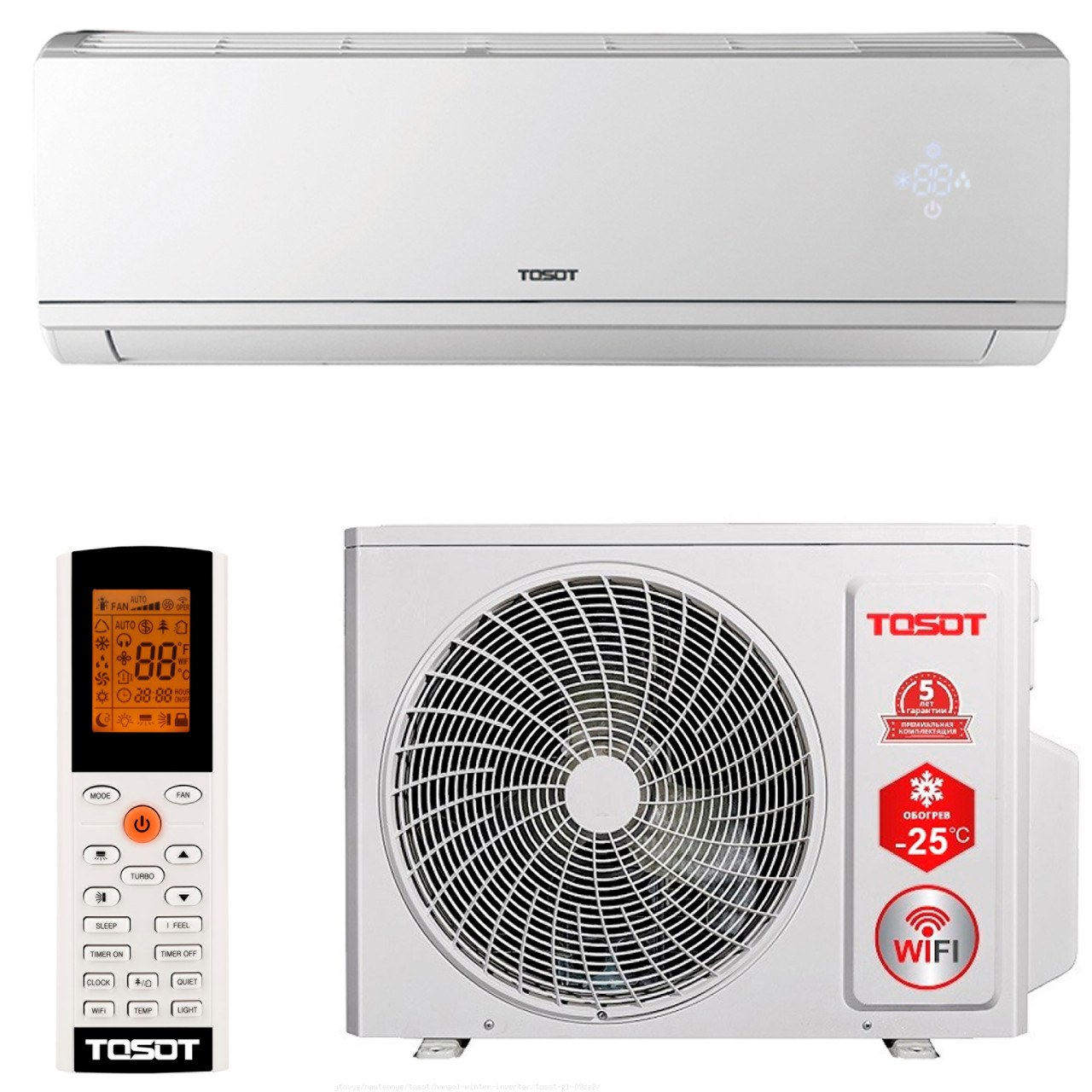 Кондиціонер спліт-система Tosot Hansol Winter Inverter R32 GL-12ZS2