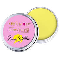 Nikk Mole Броу паста Brow Paste Neon Yellow, 15 г