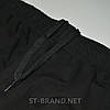58,60,62,64,66. Зручні та практичні чоловічі спортивні штани великих розмірів (Батал) - чорні, фото 2