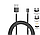 Магнітний кабель 4 в 1 USB — microUSB / Lightning / Type-C, фото 7