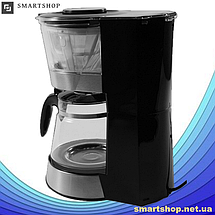 Кавоварка крапельна DSP KA-3063 1.2 л 800 Вт, Електрична кавоварка, побутова компактна кавомашина для дому, фото 4