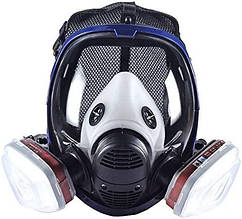 Хімічна маска 6800 7 в 1 протигаз пилезахисний респіратор