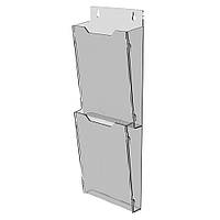 Буклетниця EKOSTAR для буклетів 106х300 2х ярусна