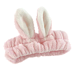 Пов'язка Кролик для волосся з вушками рожевий