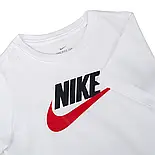 Дитяча Футболка Nike B NSW TEE FUTURA ICON TD Білий L (AR5252-107 L), фото 3
