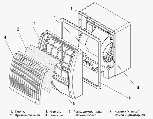 Вентилятор центробежный ВЕНТС 100 ЦФ Турбо с клапаном Вентилятор центробежный ВЕНТС 100 ЦФ Турбо с клапаном