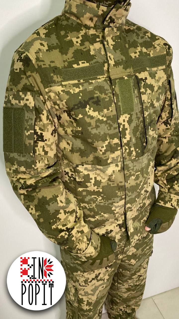 Форма ВСУ Камуфляж Пиксель ММ 14, Рип-стоп, Грета, Армейская ...