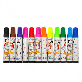 Дитячі фломастери в сумочці 86P, 12 кольорів, фото 2