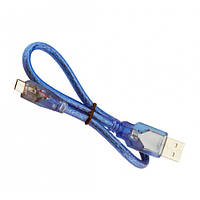 Кабель USB - MicroUSB 0.5м для Arduino, смартфона, экранированный, 101864