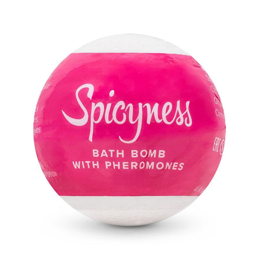 Бомбочки для ванни Obsessive Bath bomb with pheromones Spicy Рожевий Feromon