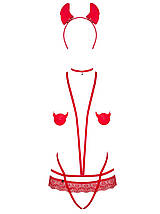 Obsessive Evilia teddy red S/M, фото 4