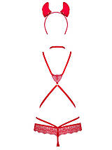 Obsessive Evilia teddy red S/M, фото 5