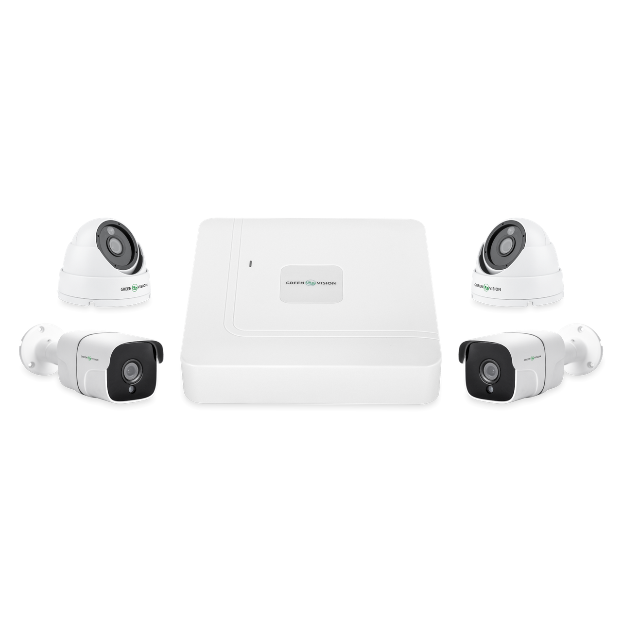 Комплект видеонаблюдения внутренний на 4 камеры Green Vision GV-K-W66/4 5MP - фото 2 - id-p1800875952