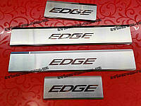 Накладки на пороги FORD EDGE II *2014- (Premium)