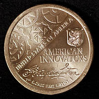 Монета США 1 доллар 2018 г. Американские Инновации Первый патент