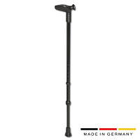 Анатомічна алюмінієва тростина для лівої руки висота 73-96 см чорна ANATOM REBOTEC