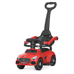 Машинка каталка толокар Bambi мерседес з ручкою дитячий музичний M 4578-3