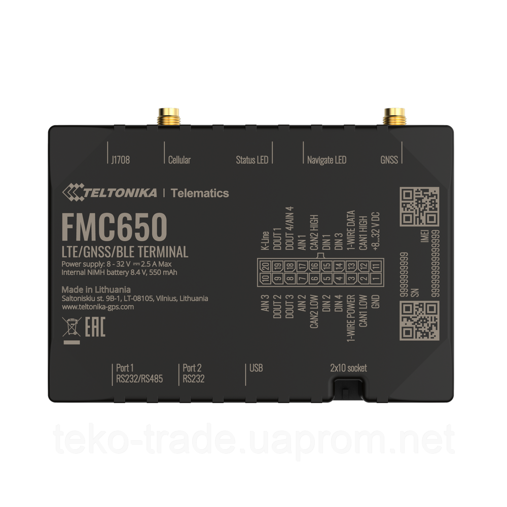 GPS-ТРЕКЕР TELTONIKA FMC650