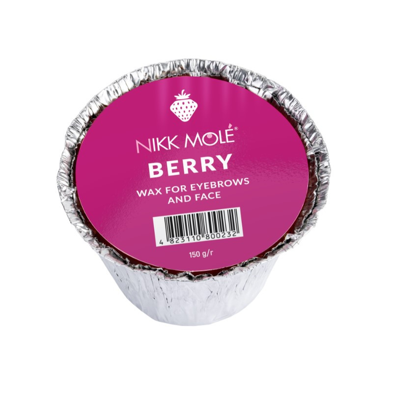 Купити Віск Nikk Mole твердий для брів та обличчя (Berry) 150гр, ціна ...