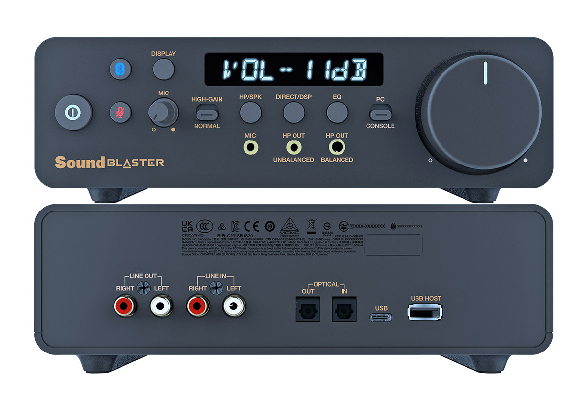 アンプ Creative Sound Blaster X5 Sound Blaster X5 デュアルDAC＆デュアルXAMP ヘッドホン